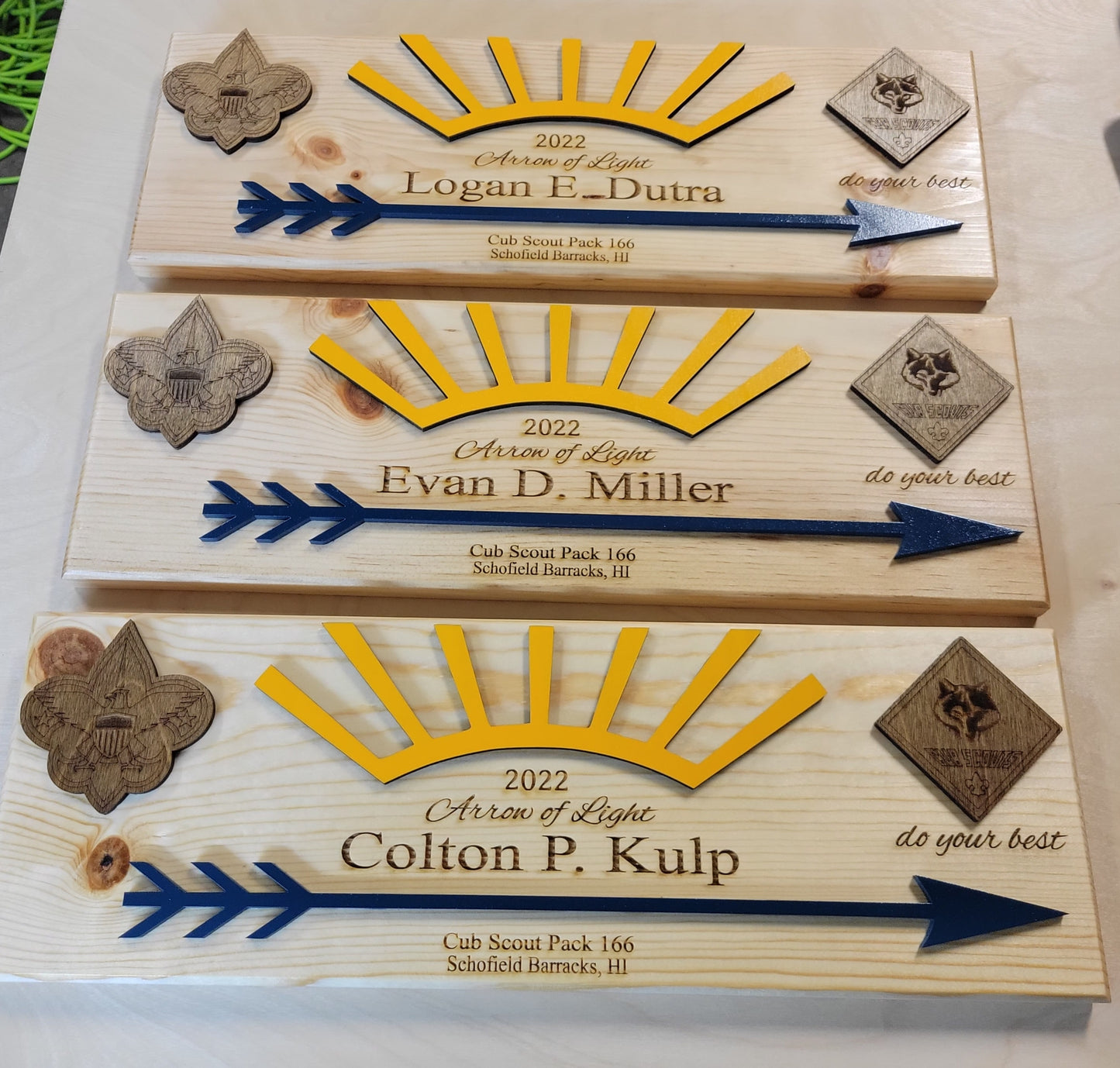 Boy Scout Plaque