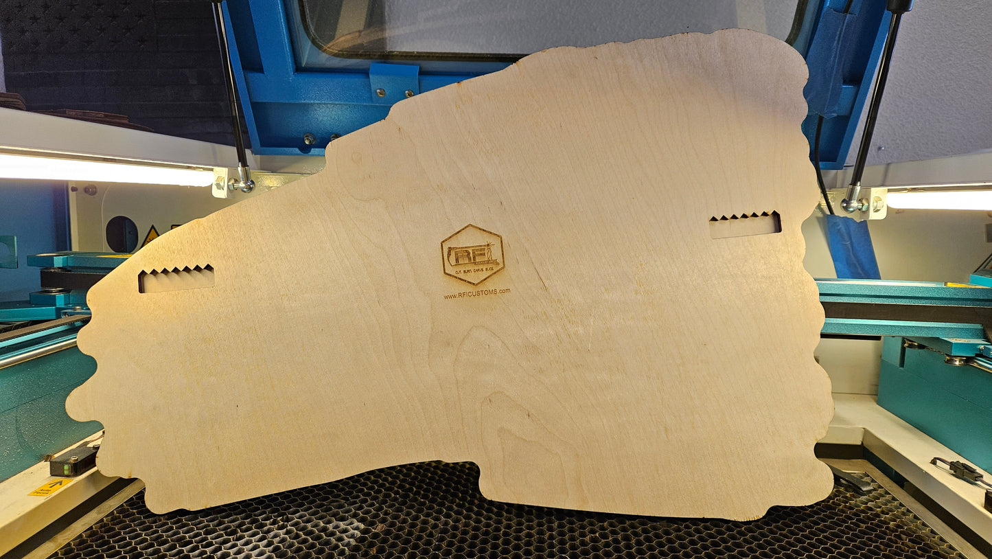 Custom Laser-cut Flag - Military Laser-cut Flag