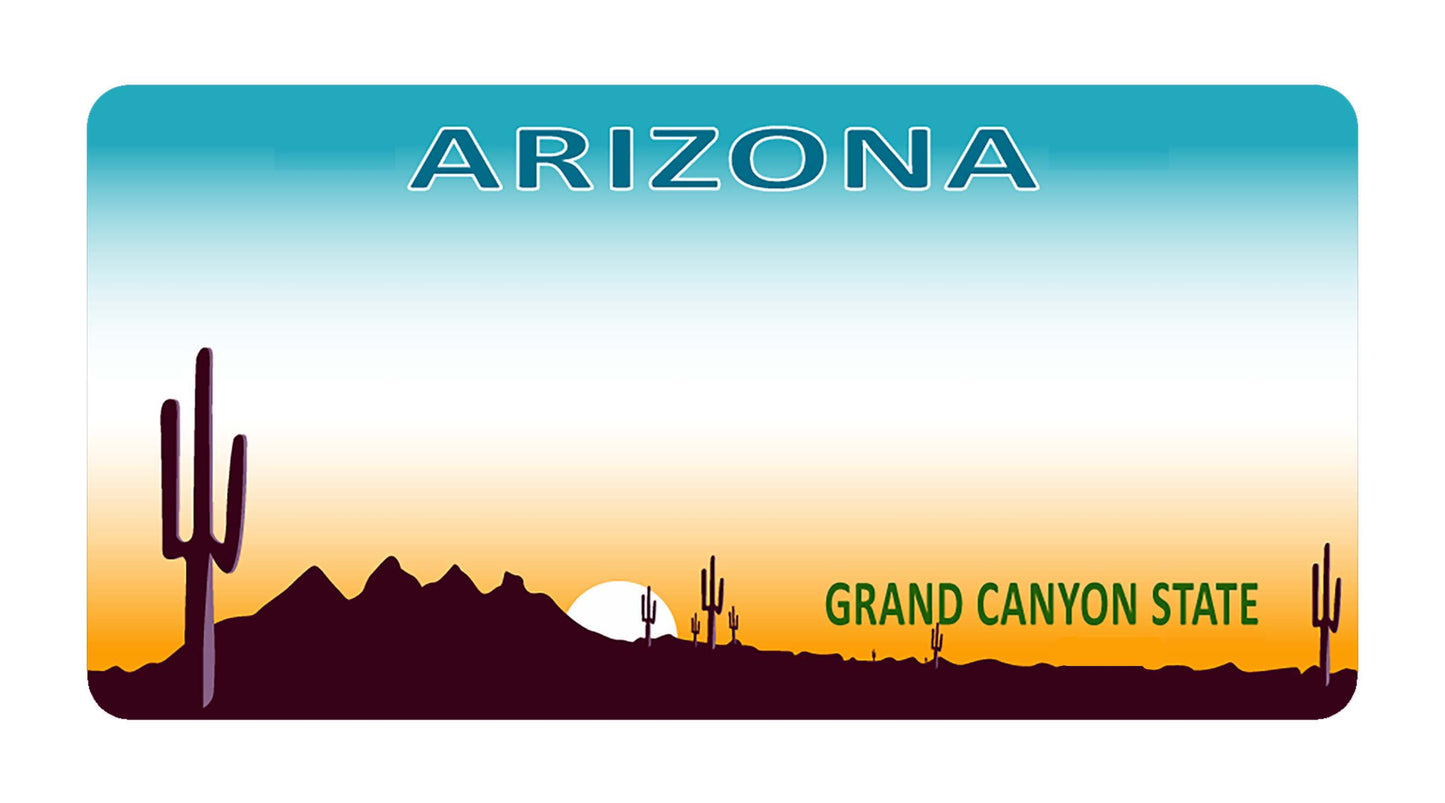 United States - Decor State License Plates - Custom Text