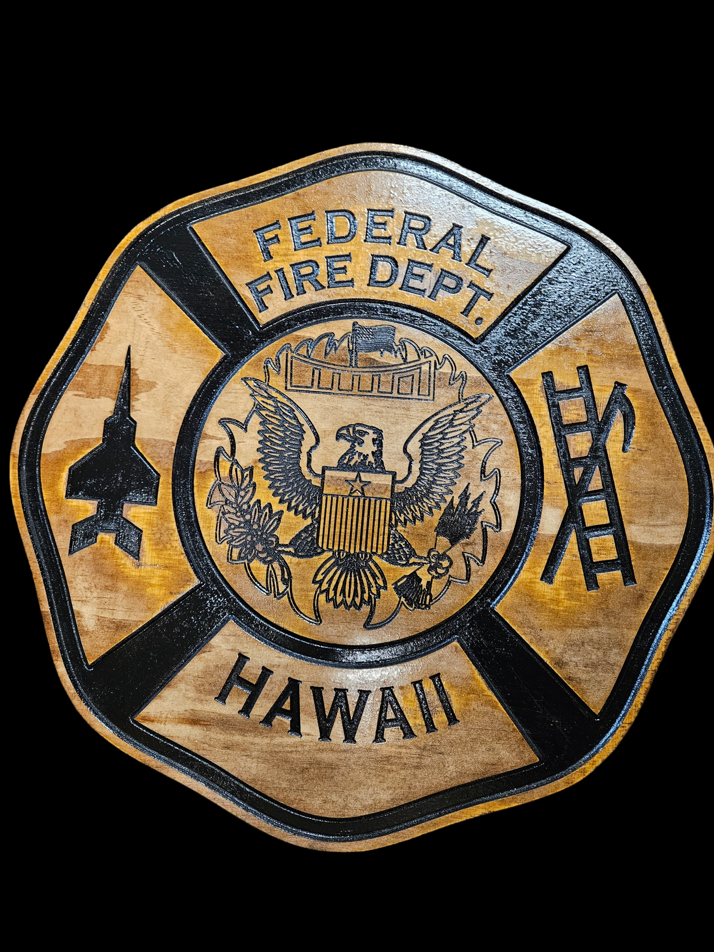 Fire Fighter - Fire Fighter Wood Plaque