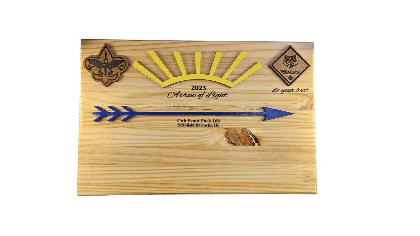Boy Scout Plaque
