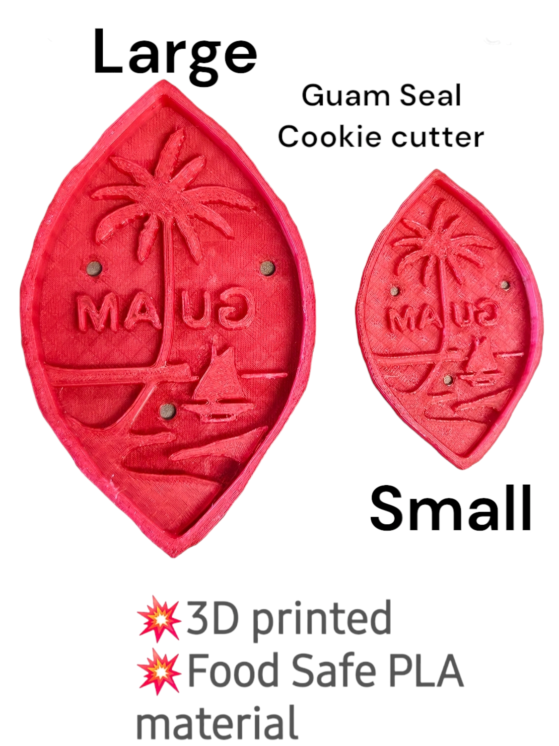 Guam Cookie Cutter - Small