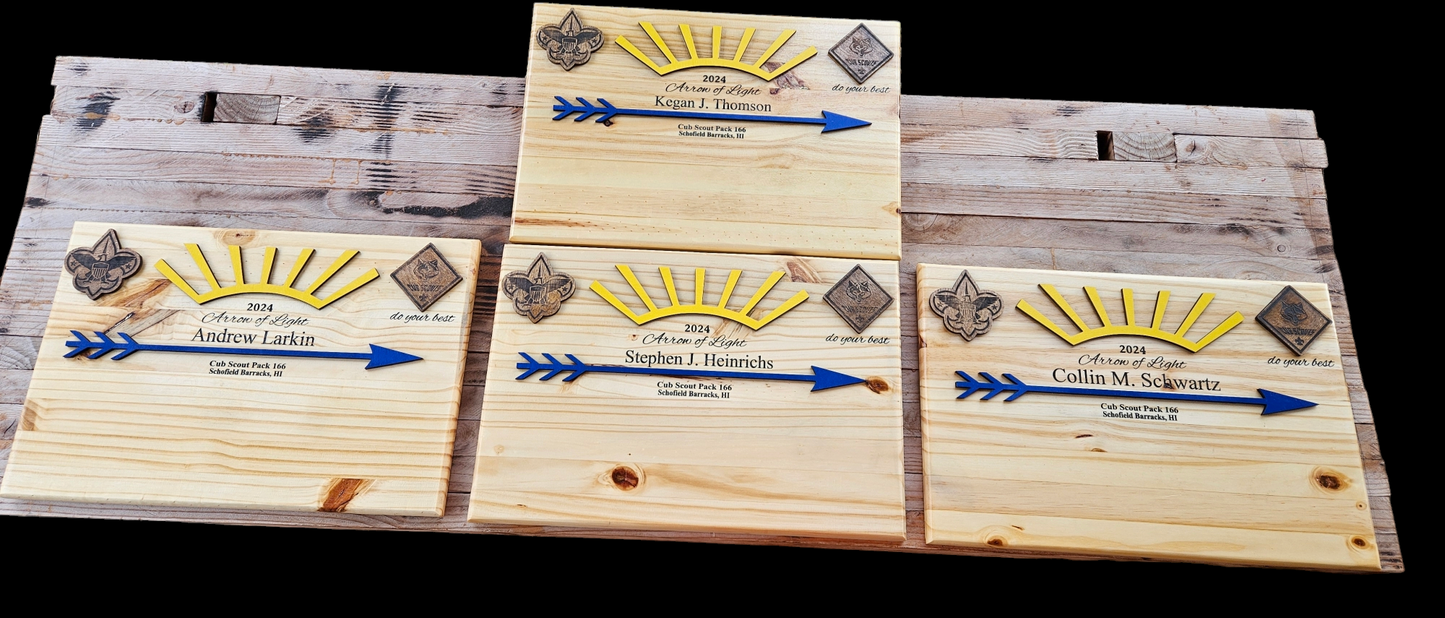 Boy Scout Plaque