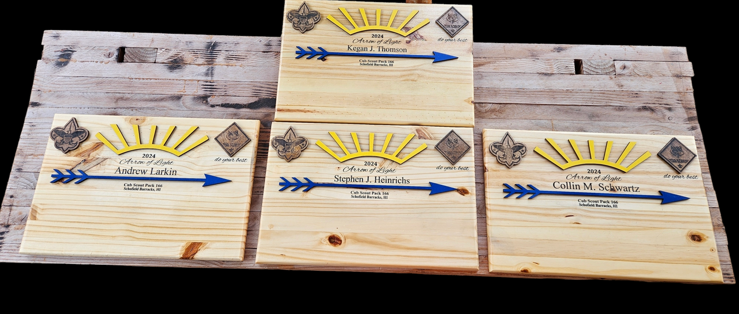 Boy Scout Plaque