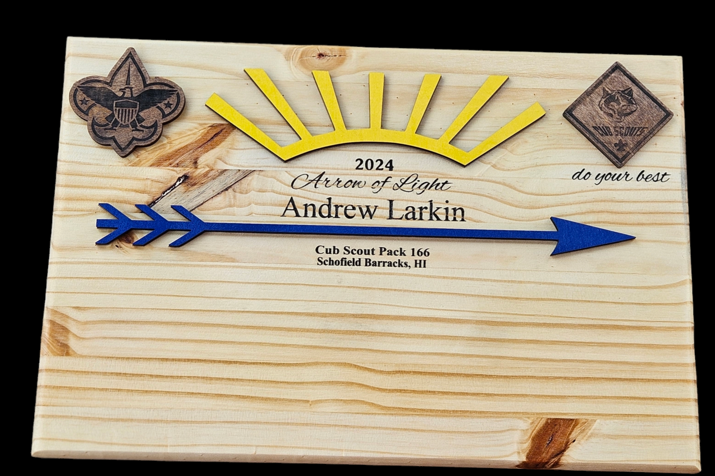 Boy Scout Plaque