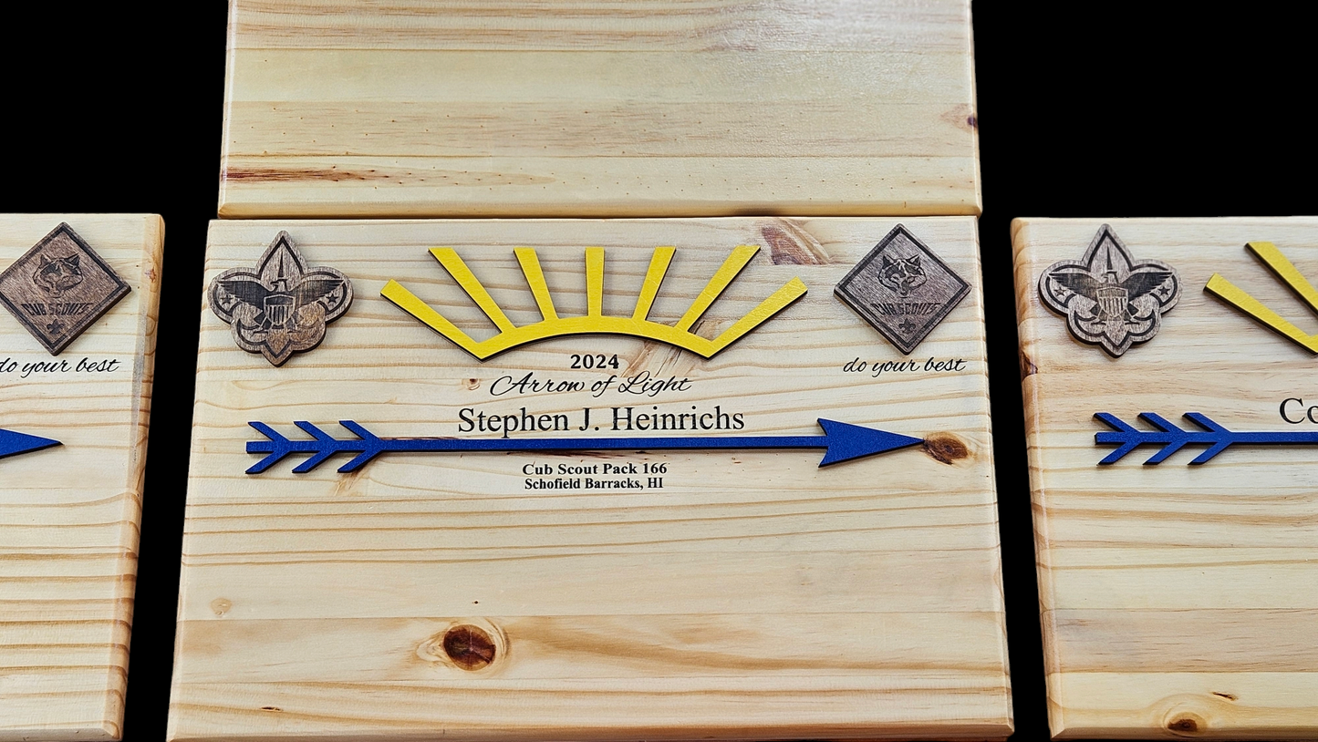 Boy Scout Plaque