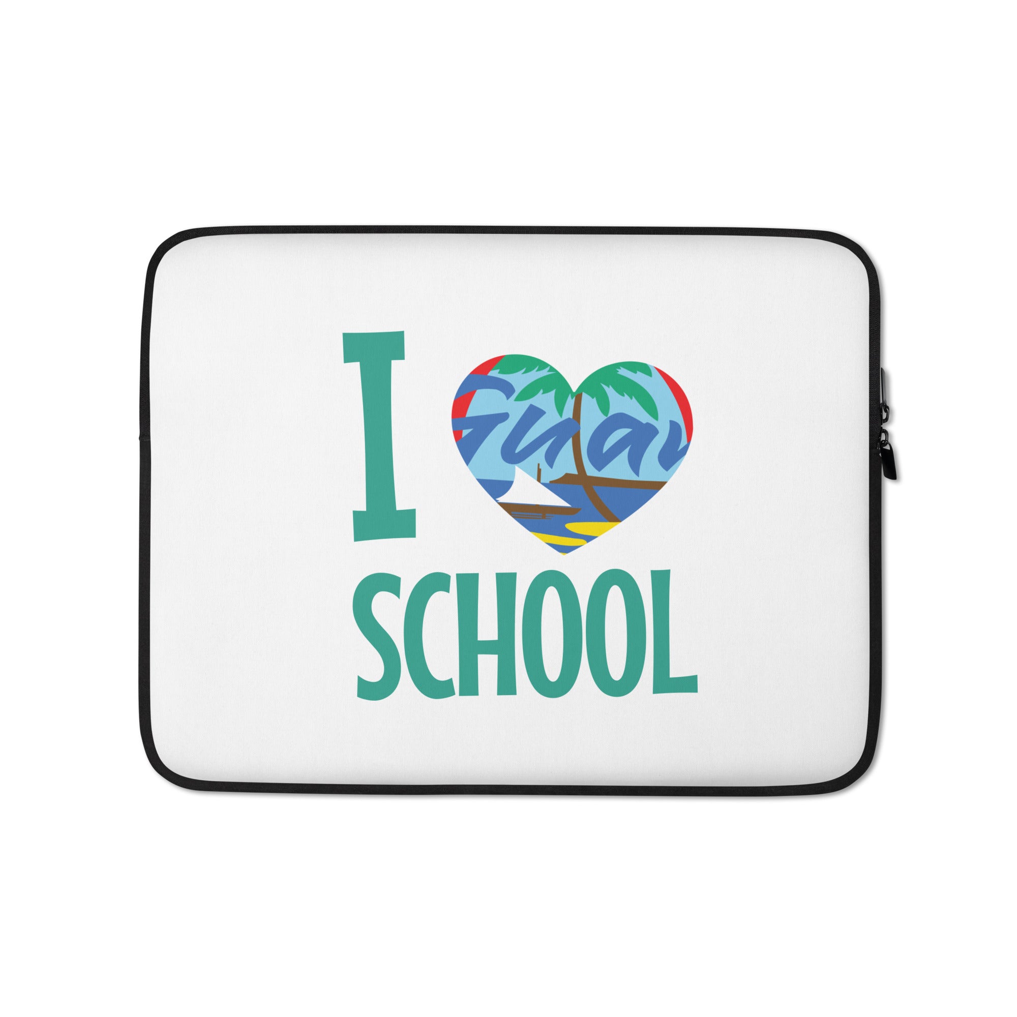 I love School Guam Laptop Sleeve RFI Customs