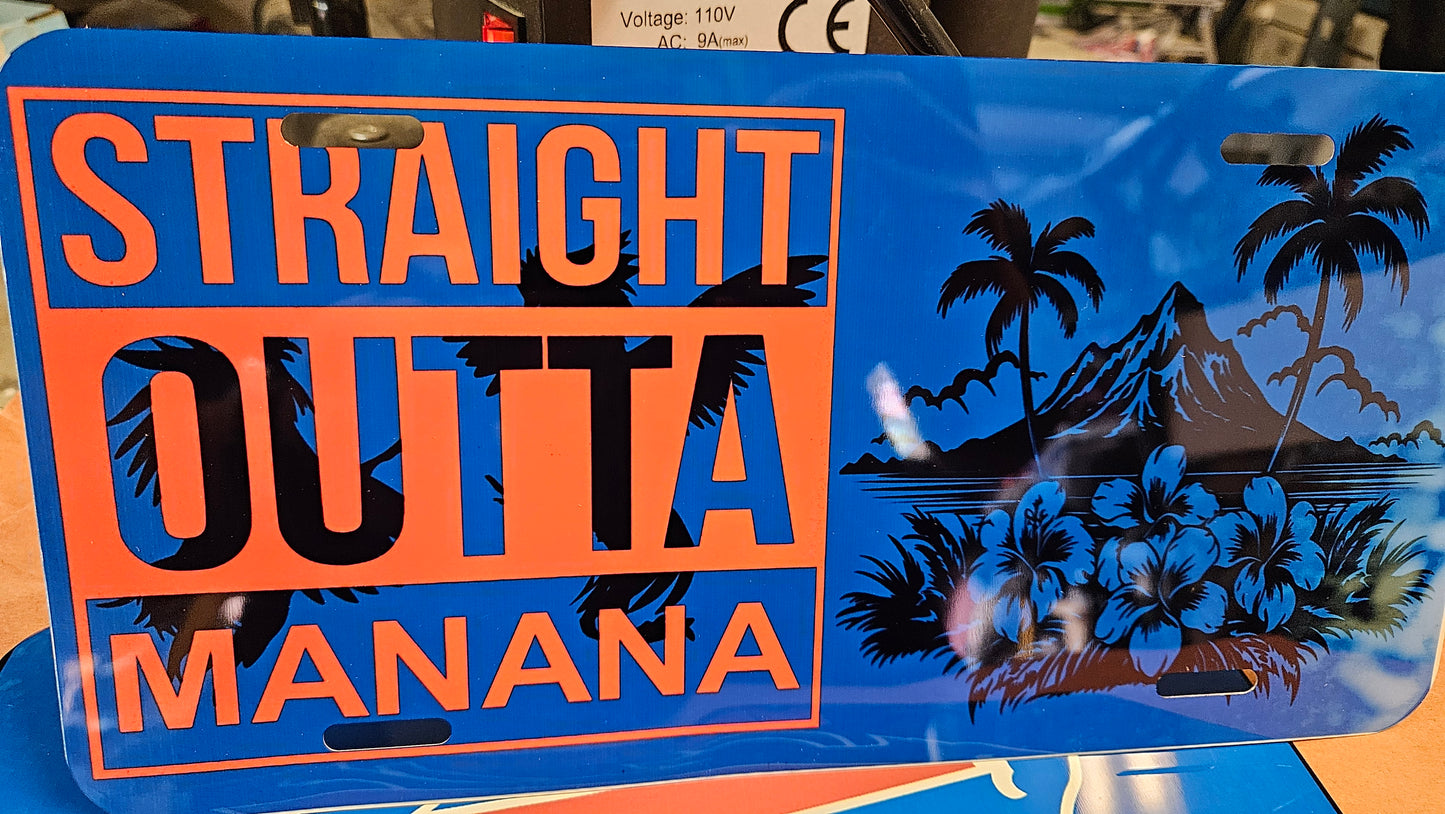 Customized License Plate