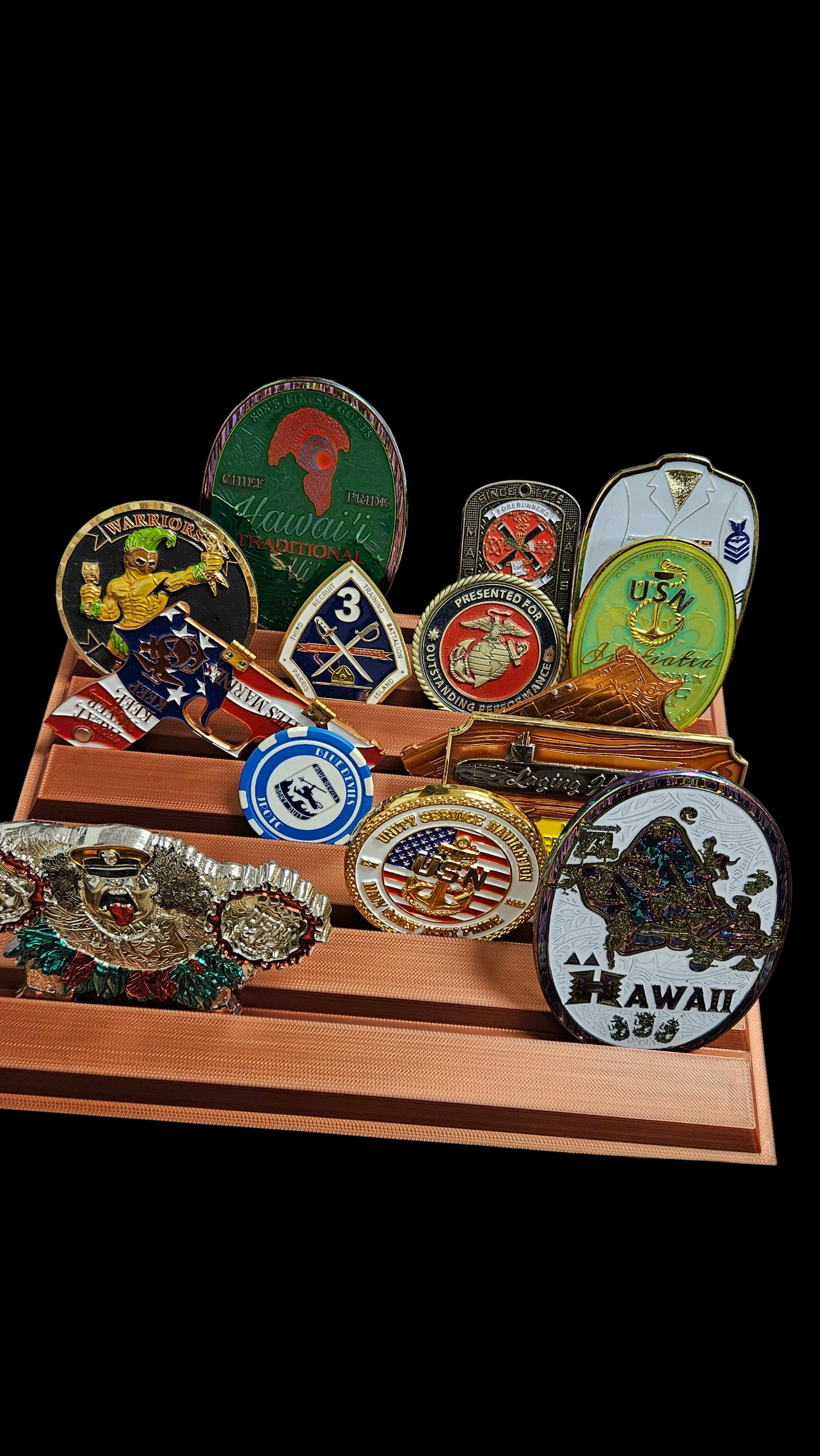 Coin Holder - Challenge Coin Holder – 7"x9"