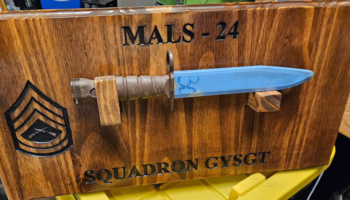 Knife Display - USMC Knife Display
