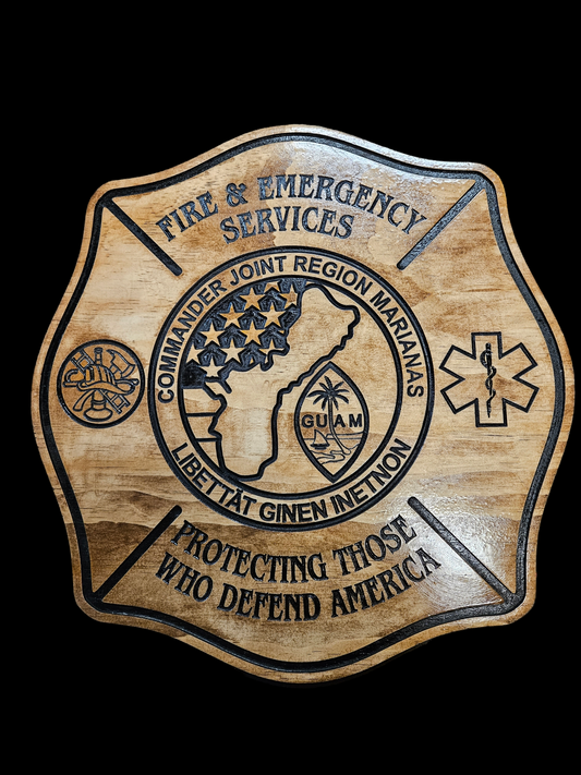 Fire Fighter - Fire Fighter Wood Plaque
