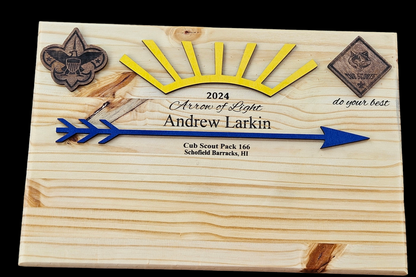Boy Scout Plaque