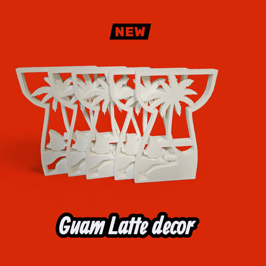 Guam Latte Decor, Tabletop Decor, Guam Seal Latte
