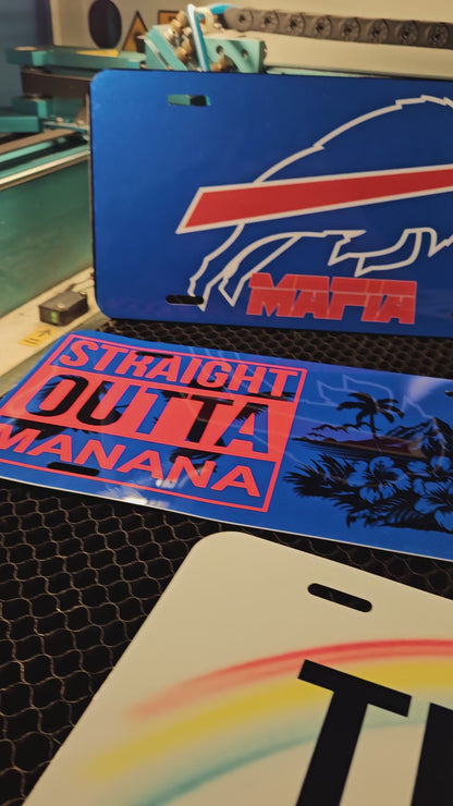 Customized License Plate