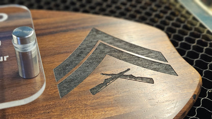 Surfboard Koa Plaque
